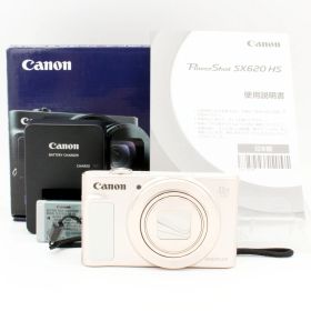 【新品級】CANON PowerShot SX620 HS ホワイト#7918