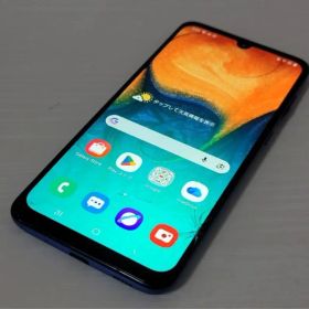 ジャンク au SCV43 u SAMSUNG Galaxy A30 ブルー