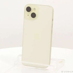 〔中古品〕 iPhone15 128GB イエロー MTMK3J／A SIMフリー【262】