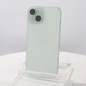 〔中古品〕 iPhone15 128GB グリーン MTMM3J／A SIMフリー【368】