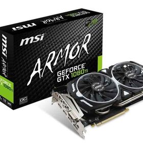 【中古】MSI GeForce GTX 1080 Ti ARMOR 11G OC グラフィックスボード VD6303
