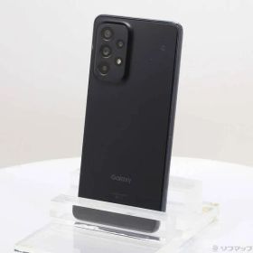 〔中古品〕 Galaxy A53 5G 128GB オーサムブラック SCG15 au SIMフリー【262】