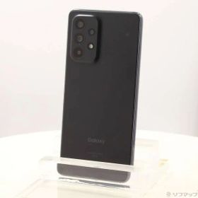 〔中古品〕 Galaxy A53 5G 128GB オーサムブラック SCG15 au SIMフリー【258】
