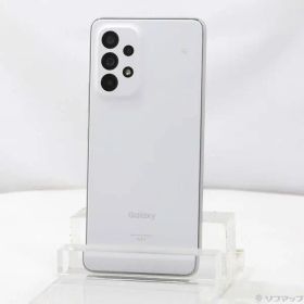 〔中古品〕 Galaxy A53 5G 128GB オーサムホワイト SCG15 au SIMフリー【262】