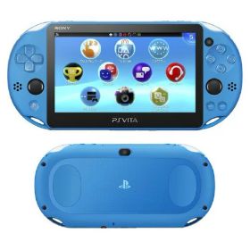 【中古・箱説あり・付属品あり・傷なし】PlayStation Vita Wi−Fiモデル PCH−2000ZA23 アクア・ブルーPSVita ゲーム機本体