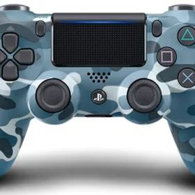 【中古】 ワイヤレスコントローラー (DUALSHOCK 4) ブルー・カモフラージュ
