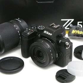 【中古】【美品】ニコン Z50II ダブルズームキット（センサー清掃済） CA01-B3959-2K2 Nikon Zマウント APS-C EVF 標準ズーム 望遠ズーム 手ブレ補正 レンズ付き セット 中古