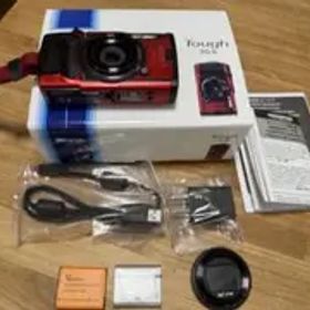 OLYMPUS Tough TG-6 レッド 本体と付属品 中古