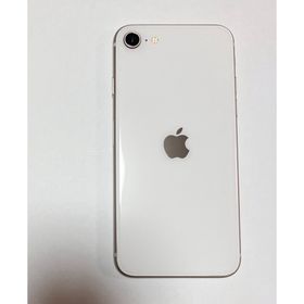 アップル(Apple)のiPhone SE 第3世代 64GB スターライト ホワイト 白 中古(スマートフォン本体)