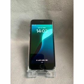 アイフォーン(iPhone)の美品 国内版 SIMフリー iPhoneSE 第3世代 64GB ミッドナイト色(スマートフォン本体)