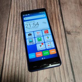 かんたんスマホ2+ A201KC ブルー 美品