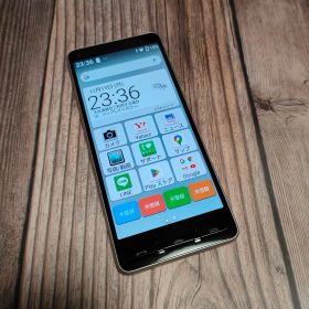 かんたんスマホ2 A001KC シルバー 美品