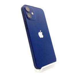 アップル(Apple)の【全額返金保証】【最速発送】Apple iPhone iPhone 12 mini 128GB ブルー au 動作確認済(スマートフォン本体)