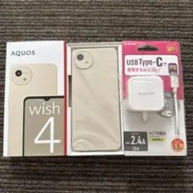 SHARP AQUOS wish4 SH-M27 ホワイト色 SIMフリー