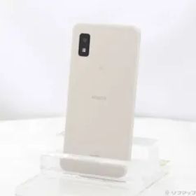 〔中古品〕 AQUOS wish 64GB アイボリー SHG06 au SIMフリー【377】