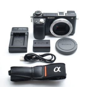 B#9391 SONY ミラーレス一眼カメラ α NEX-6ボディ ブラック NEX-6/B