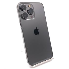 アップル(Apple)の【全額返金保証】【最速発送】Apple iPhone iPhone 13 Pro 256GB グラファイト au 動作確認済(スマートフォン本体)
