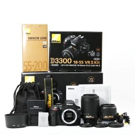 ＜美品＞Nikon D3300 ダブルズームキット｜シャッター2170枚極上個体(デジタル一眼)