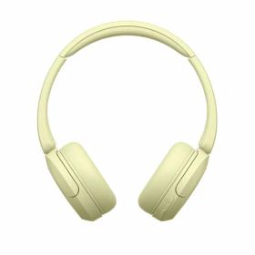 ソニー(SONY) ワイヤレスヘッドホン WH-CH520 イエロー Bluetooth 軽量設計 約147g 専用アプリ対応により好みの音質にカスタマイズできる「イコライザー」設定対応 最