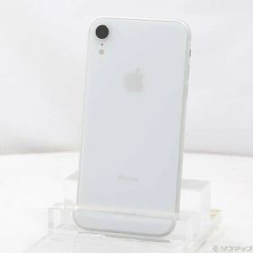〔中古品〕 iPhoneXR 128GB ホワイト MT0J2J／A SIMフリー【344】