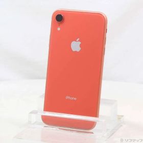〔中古品〕 iPhoneXR 128GB コーラル MT0T2J／A SIMフリー【377】