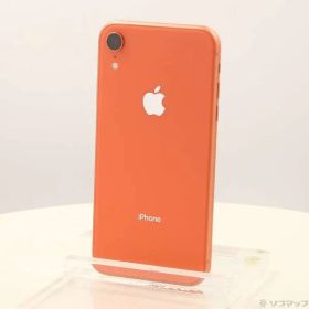 〔中古品〕 iPhoneXR 128GB コーラル MT0T2J／A SIMフリー【344】