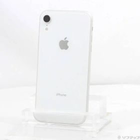 〔中古品〕 iPhoneXR 256GB ホワイト MT0W2J／A SIMフリー【348】