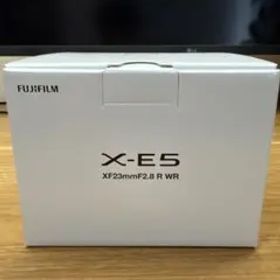 FUJIFILM X-E5 XF23mmF2.8 R WR シルバー 3年保証付