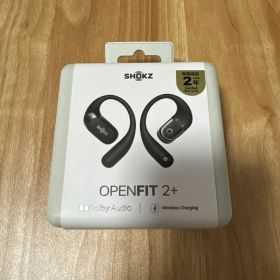 SHOKZ OPENFIT 2+ ワイヤレスイヤホン ブラック