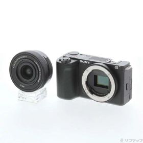 【中古】SONY(ソニー) VLOGCAM ZV-E10 II パワーズームレンズキット ブラック ZV-E10M2K B 【344-ud】