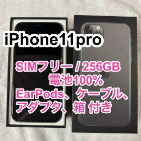 iPhone11pro, Space Gray, 256GB EarPods付