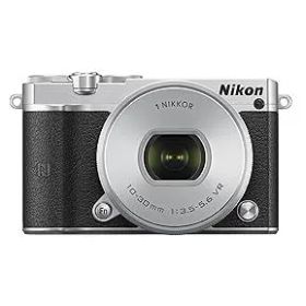 【中古】Nikon ミラーレス一眼 Nikon1 J5 標準パワーズームレンズキット シルバー J5HPLKSL