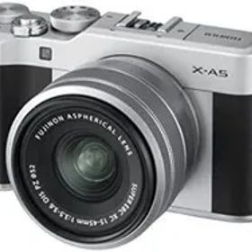 FUJIFILM ミラーレス一眼カメラ X-A5レンズキット シルバー X-A5LK-S