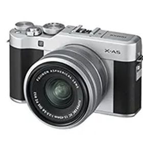 【中古】(非常に良い)FUJIFILM ミラーレス一眼カメラ X-A5レンズキット シルバー X-A5LK-S