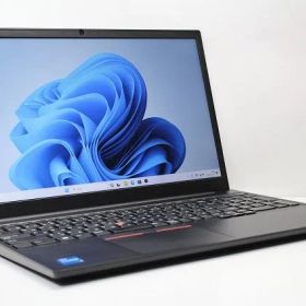 ノートパソコン 中古 ハイスペック Lenovo ThinkPad E15 Gen2 15.6インチ 第11世代 Core i5 SSD256GB メモリ8GB Windows11 カメラ