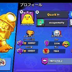 【エメラルド-18000ですハイチャ持ち45体、レベル11が47体です | ブロスタ(ブロウルスターズ)のアカウントデータ、RMTの販売・買取一覧