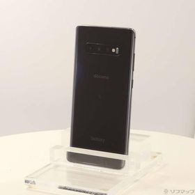 〔中古〕SAMSUNG(サムスン) GALAXY S10+ 128GB プリズムブラック SC-04L docomoロック解除SIMフリー〔295-ud〕