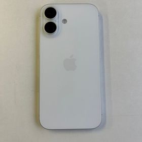 美品 iPhone 16 128GB ホワイト バッテリー93% MYDR3J/A - 9639