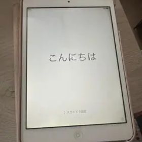iPad mini シルバー カバー付き