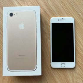 純正 iPhone7 ゴールド 32GB 純正充電ケーブル付き