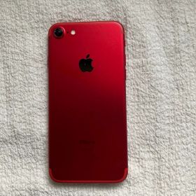《カメラレンズ破損》本体のみ！iPhone7 赤 128GB