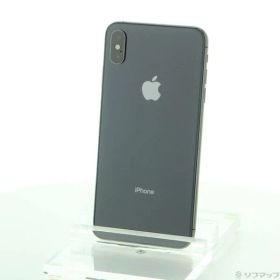〔中古品〕 iPhoneXS Max 64GB スペースグレイ MT6Q2J／A SIMフリー【305】