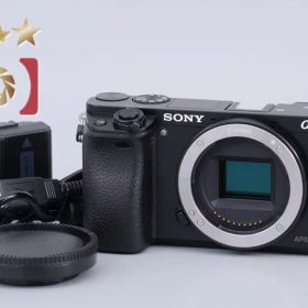 SONY ソニー 【中古】SONY ソニー α6000 ILCE-6000 ブラック ミラーレス一眼カメラ ミラーレスカメラ