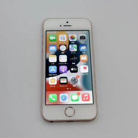 概ね美品 iPhoneSE 32GB SIMフリー ローズゴールド 84%