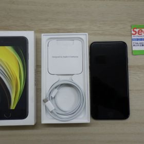 Apple iPhone SE (64GB) ブラック SIMロックなし ソフトバンク softbank アップル スマホ 本体 中古品
