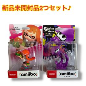 ニンテンドースイッチ(Nintendo Switch)の新品 未開封 amiibo インクリング イカ ネオンパープル 02(その他)