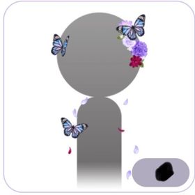 N 花と蝶・ブルー | ピュアニスタのアイテム、RMTの販売・買取一覧