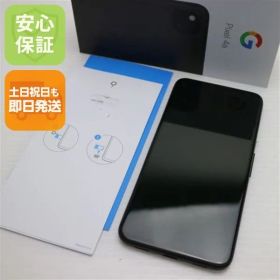 超美品 SIMフリー Google Pixel 4a ブラック スマホ 白ロム 土日祝発送OK 05000