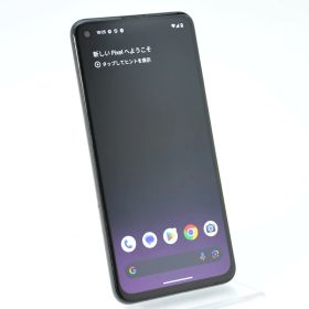 【液晶美品】SIMフリー Google Pixel4a（5G）128GB ジャストブラック