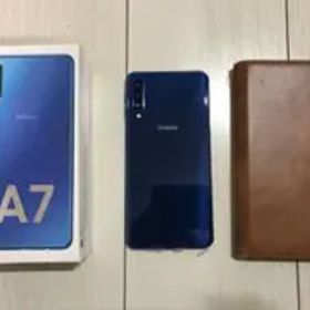 【美品】Galaxy A7 ブルー ギャラクシーa7